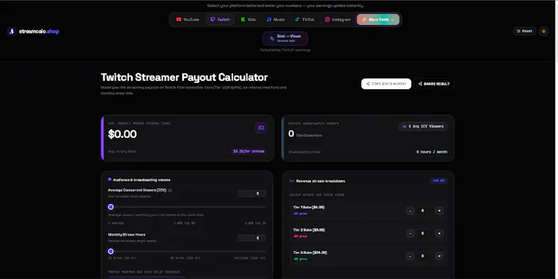 StreamCalc screenshot 3