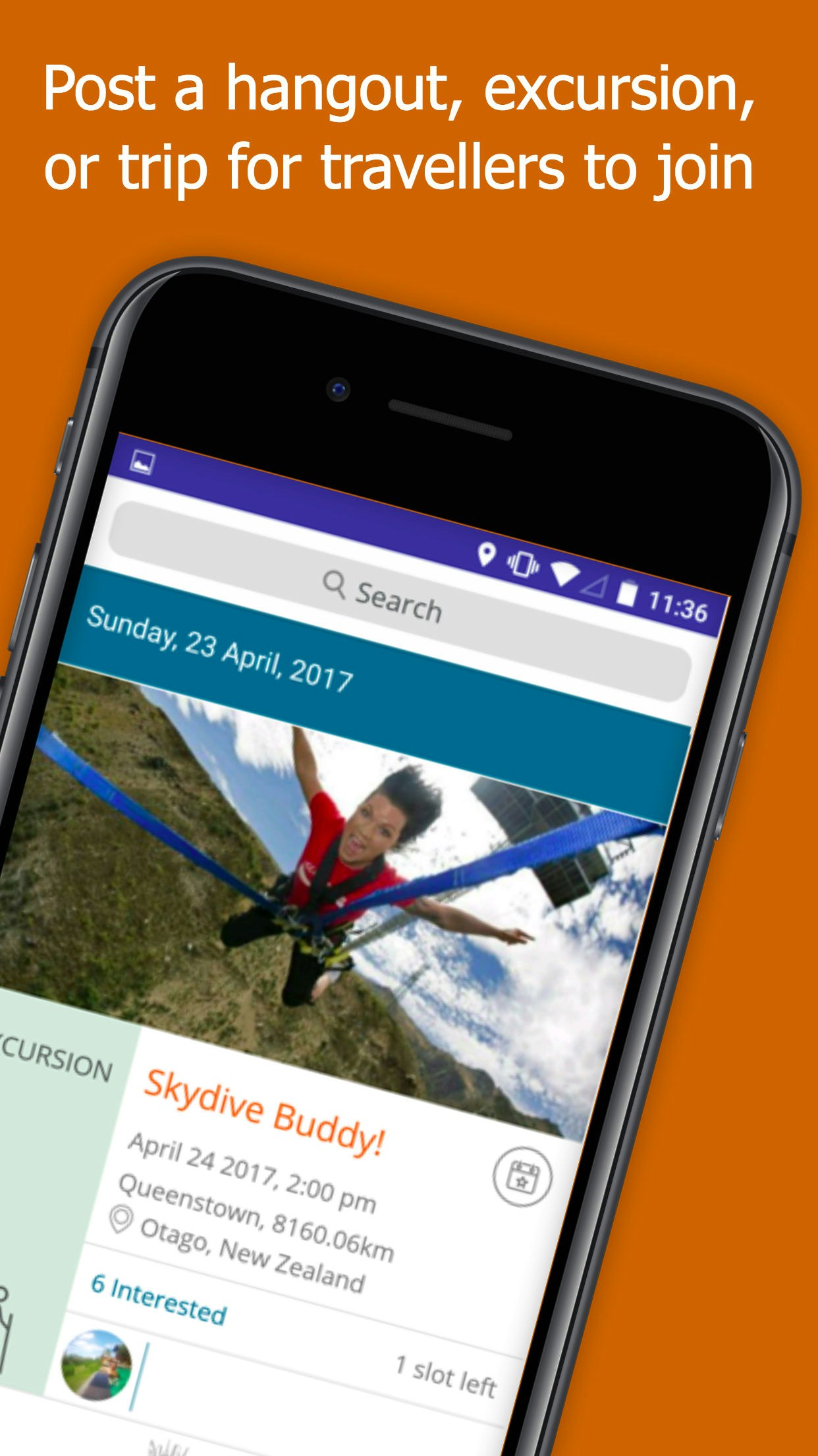 roammate mobile travel app gallery image