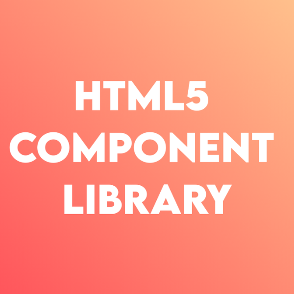 HTML5 Component Library