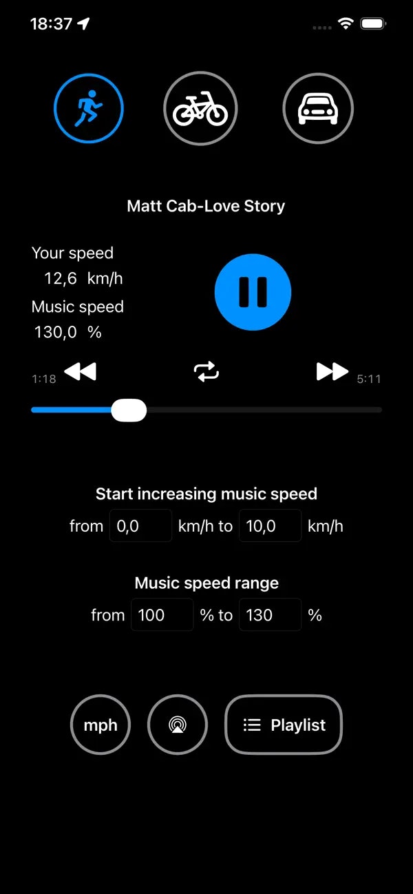 Accelerando: Play with motion - Screenshot 3 showing product features and functionality