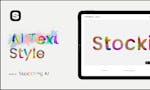 AI Text Styles by Stockimg AI image