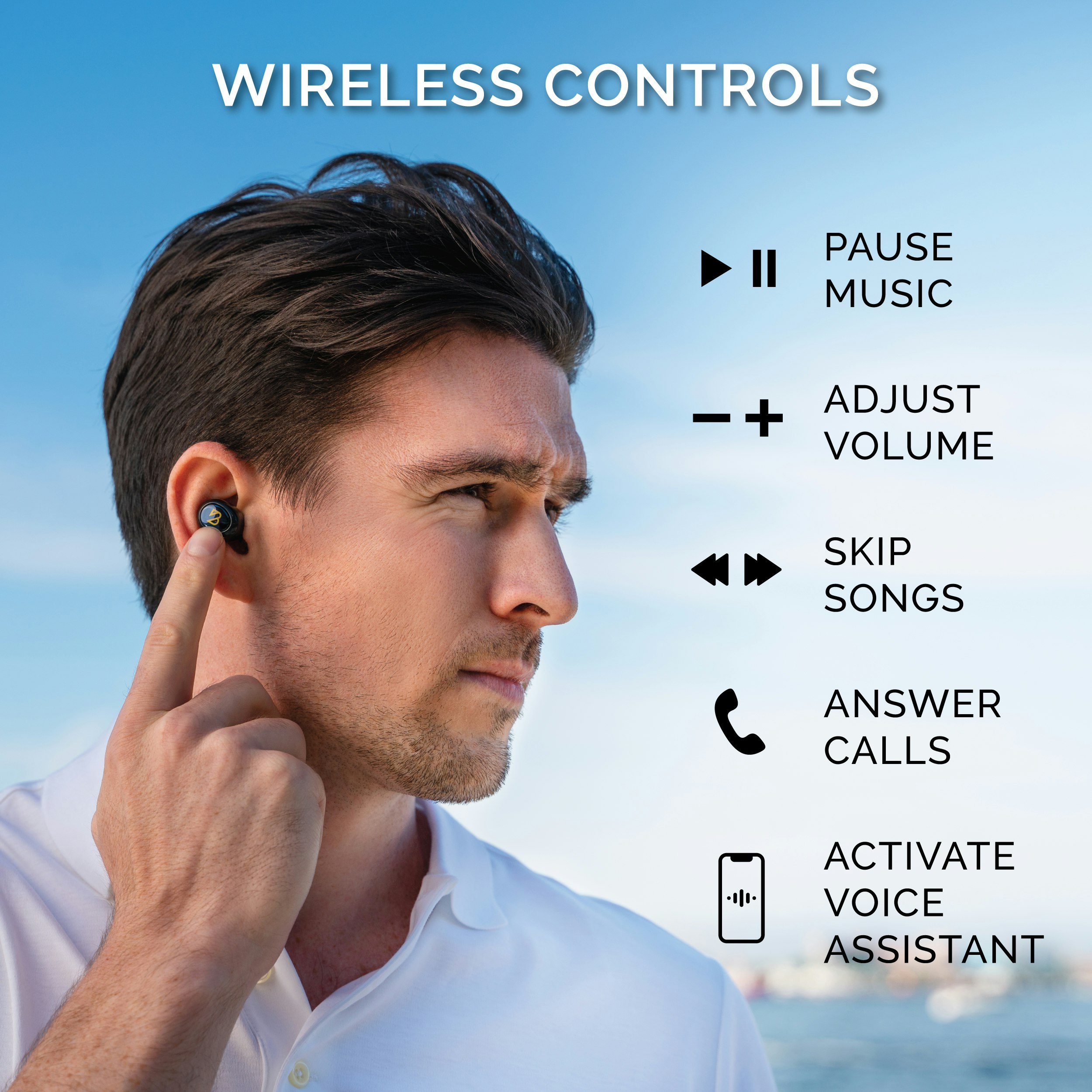 Duet 50 - Wireless Earbuds by Back Bay gallery image