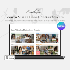 Canva Vision Board Notion Covers logo