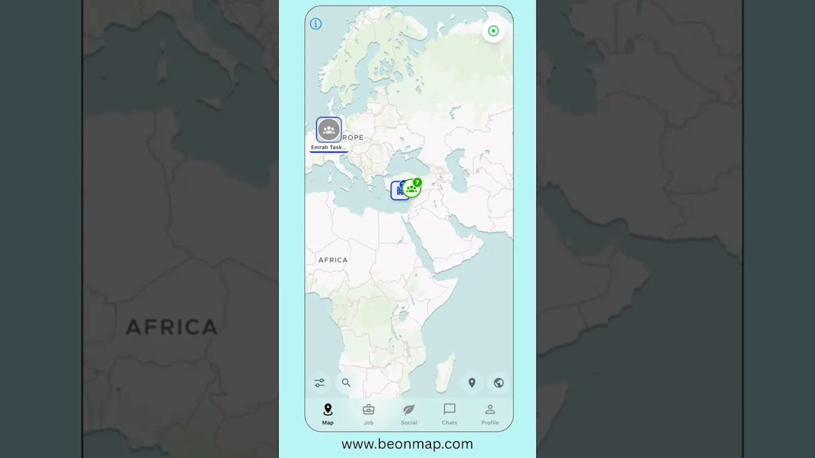 Beonmap – AI Job Finder screenshot 1 (video preview)