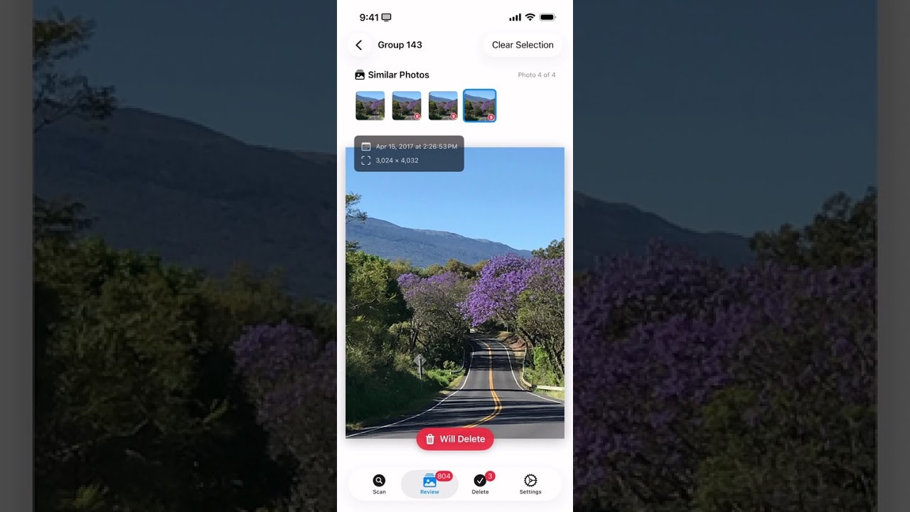 Similars: clean your photo library gallery image