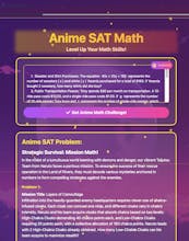 Anime SAT Math gallery image