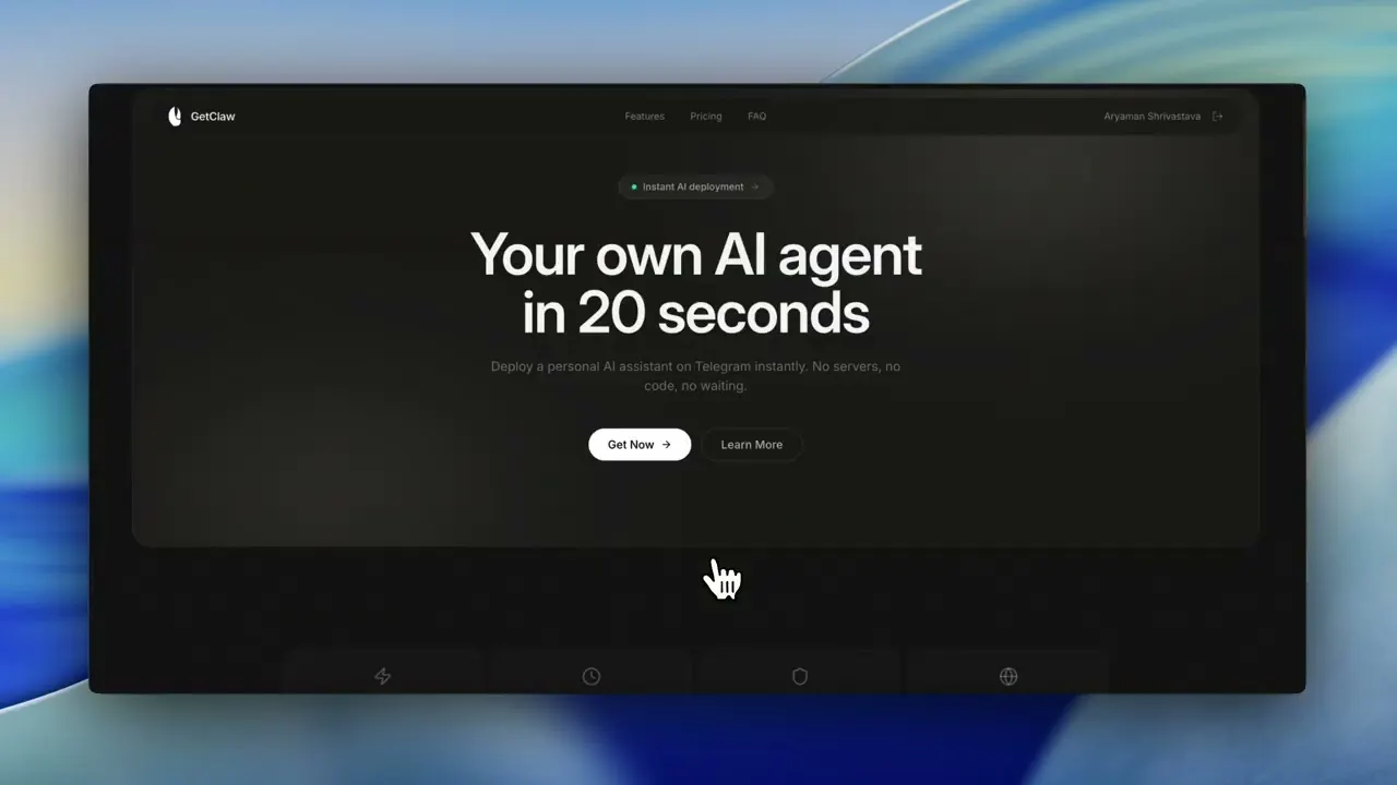 GetClaw — Deploy OpenClaw in 1 Minute gallery image