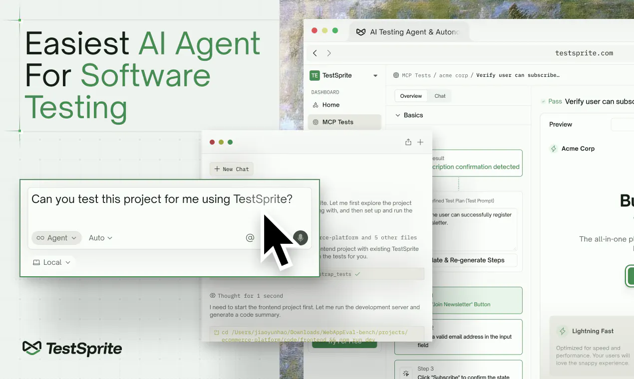 TestSprite: Agentic testing for the AI-native team | Product Hunt