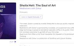 Meditations with Zohar media 2