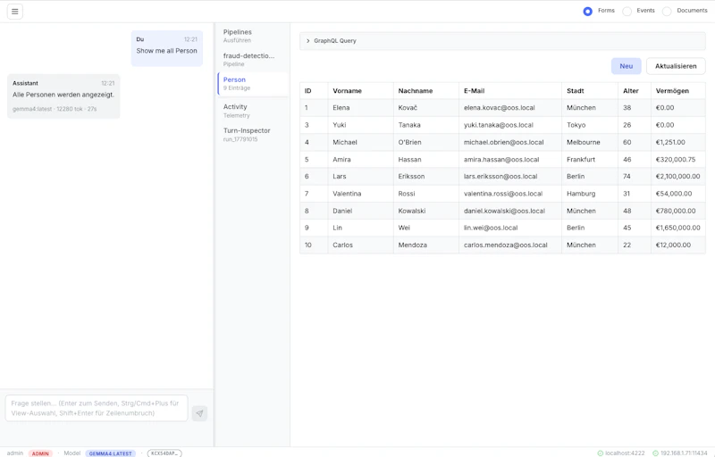 Onisin OS screenshot 1