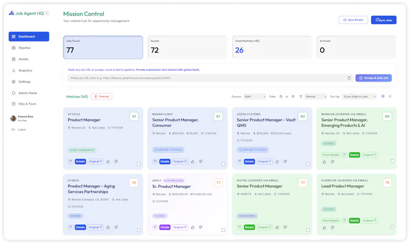 Job Agent HQ screenshot 2