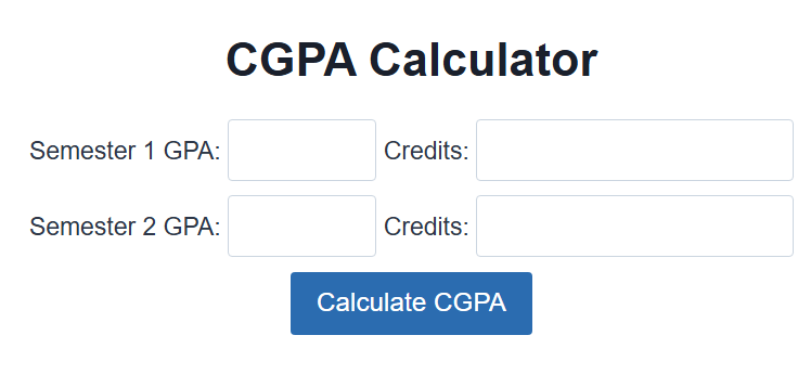 CgPA-calculator - Strumento gratuito online per calcolare il tuo CGPA media 2