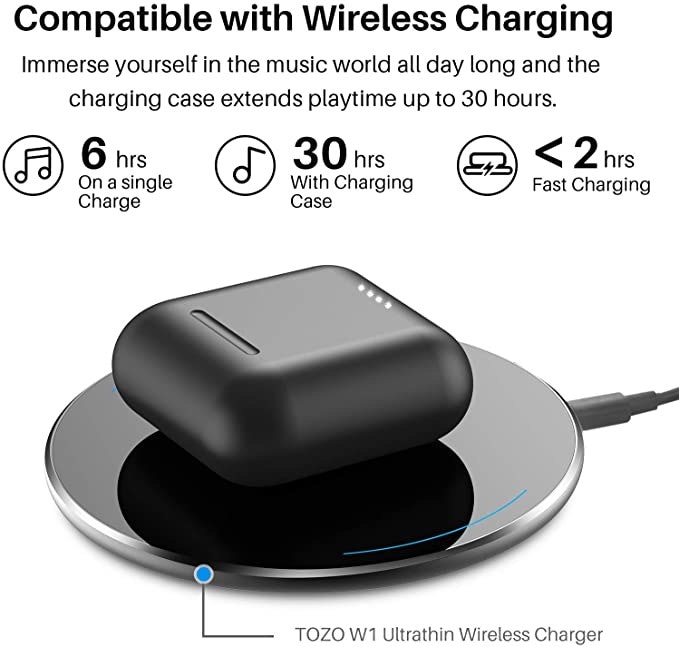 TOZO T6 True Wireless Earbuds Bluetooth  gallery image