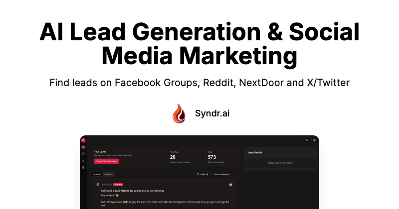 Lead Generation Software - Syndr.ai media 2