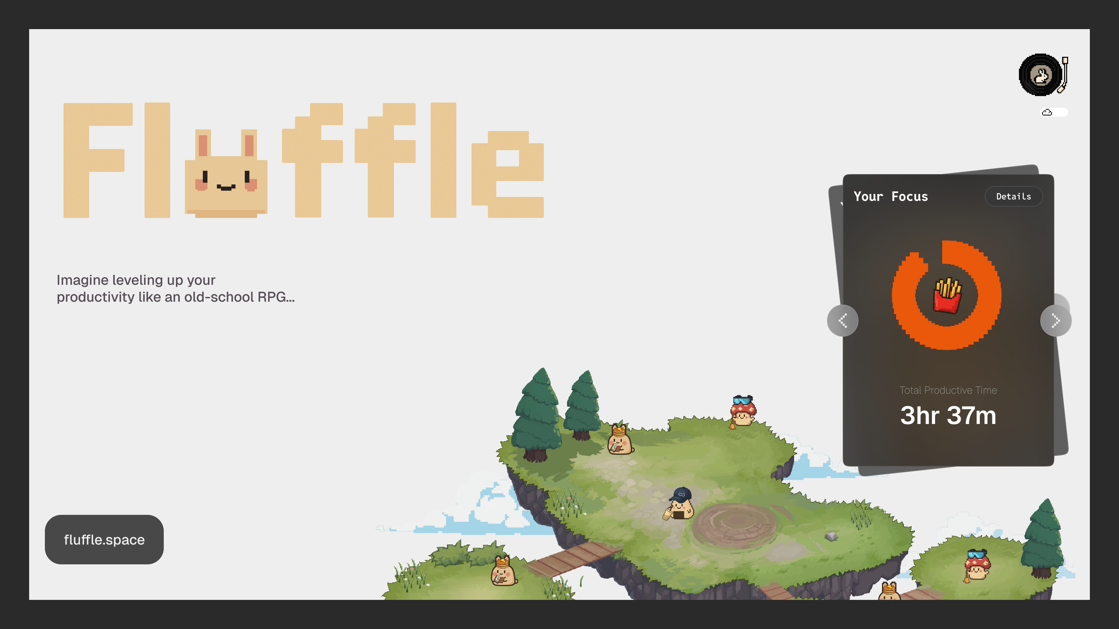 Média Fluffle - I see ya, Focus — the AI social workspace. 2