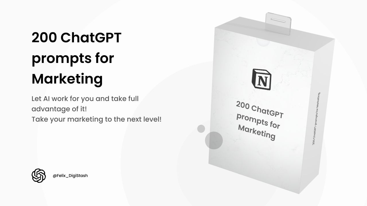 startuptile 200 ChatGPT 4.0 prompts for Marketing-Let AI work for you and become the best in marketing!