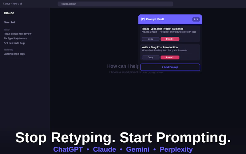 AI Prompt Vault screenshot 2