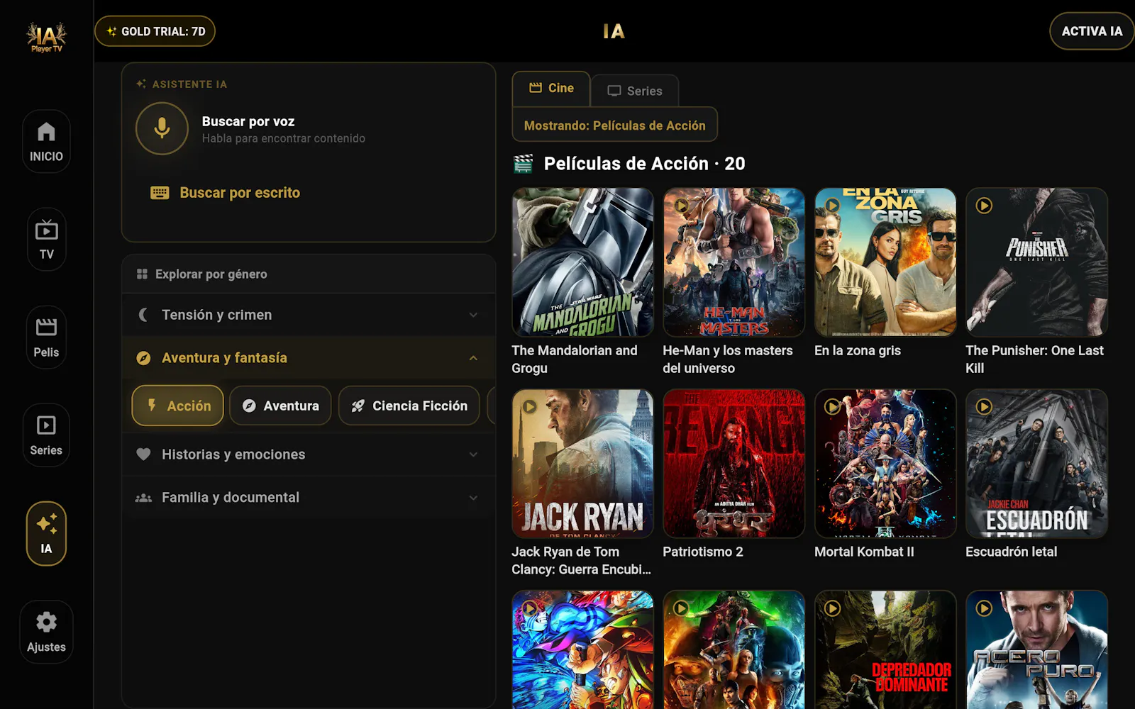IA Player TV Gold screenshot 14