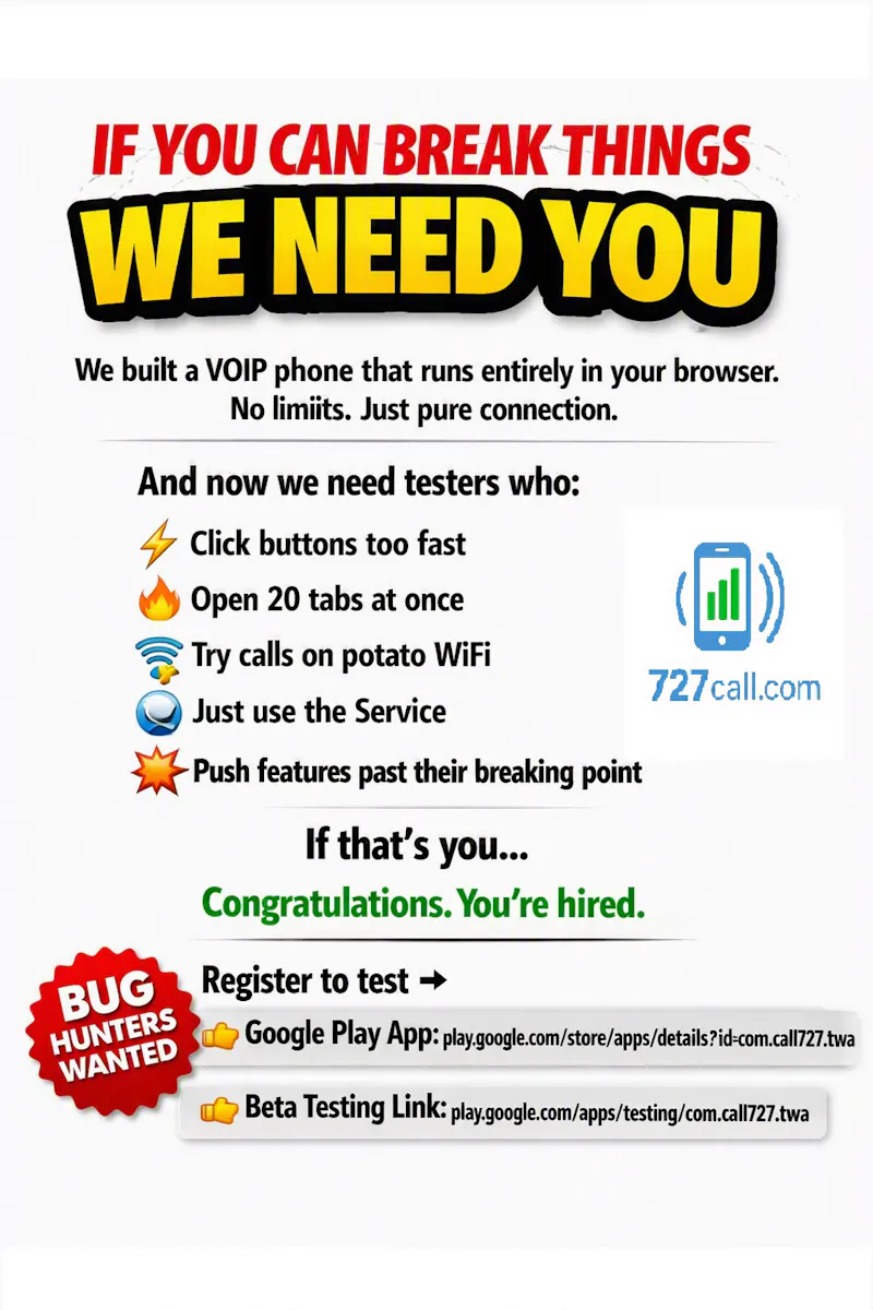 727call.com screenshot 7