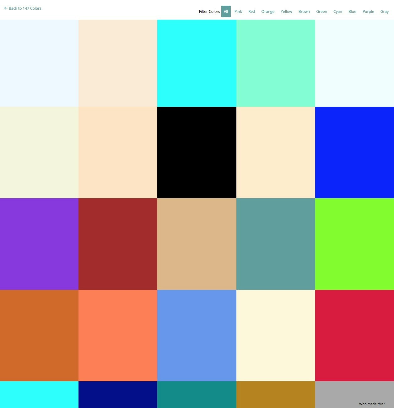 147 Colors gallery image