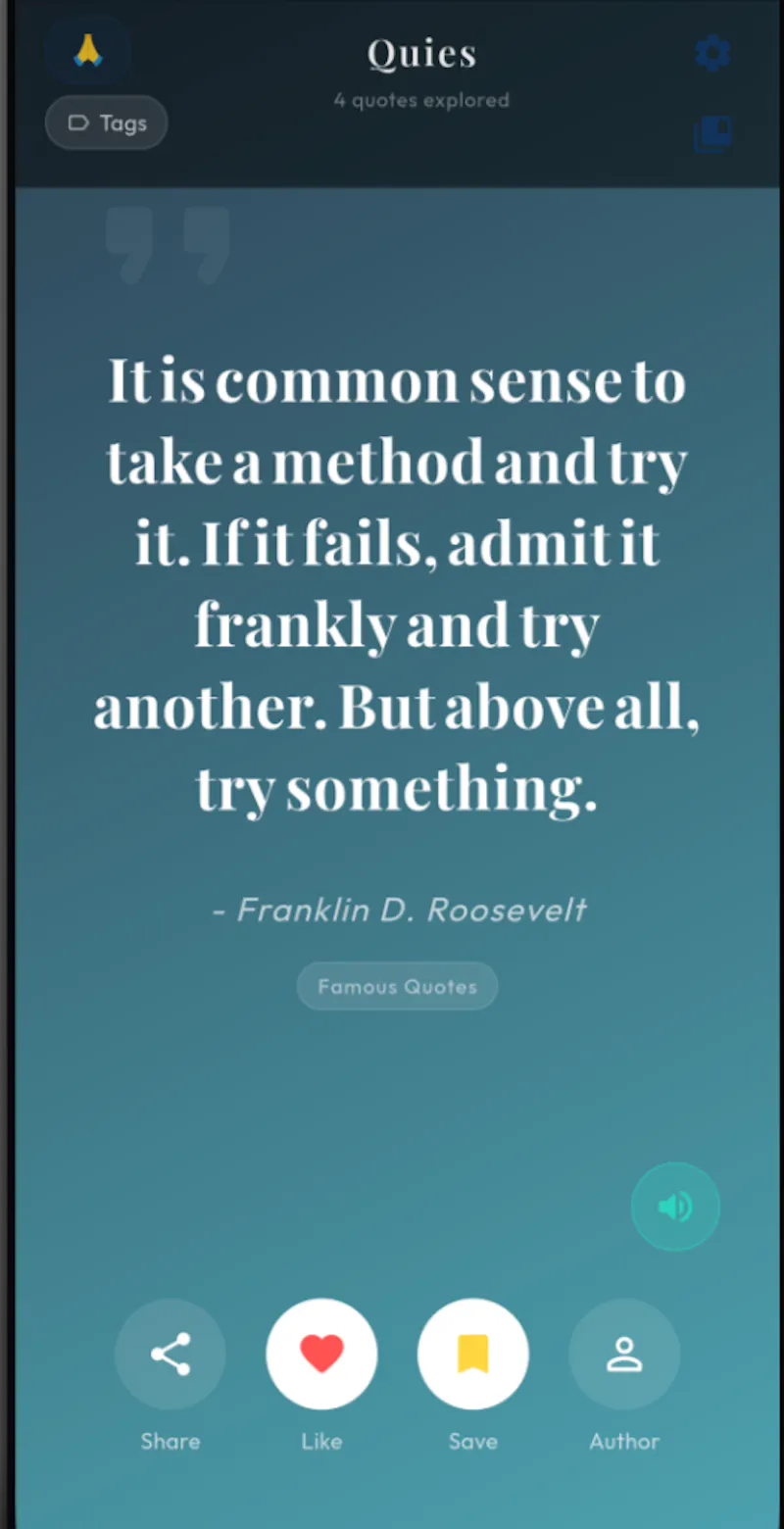 Quies — Mood Quotes & Music screenshot 6
