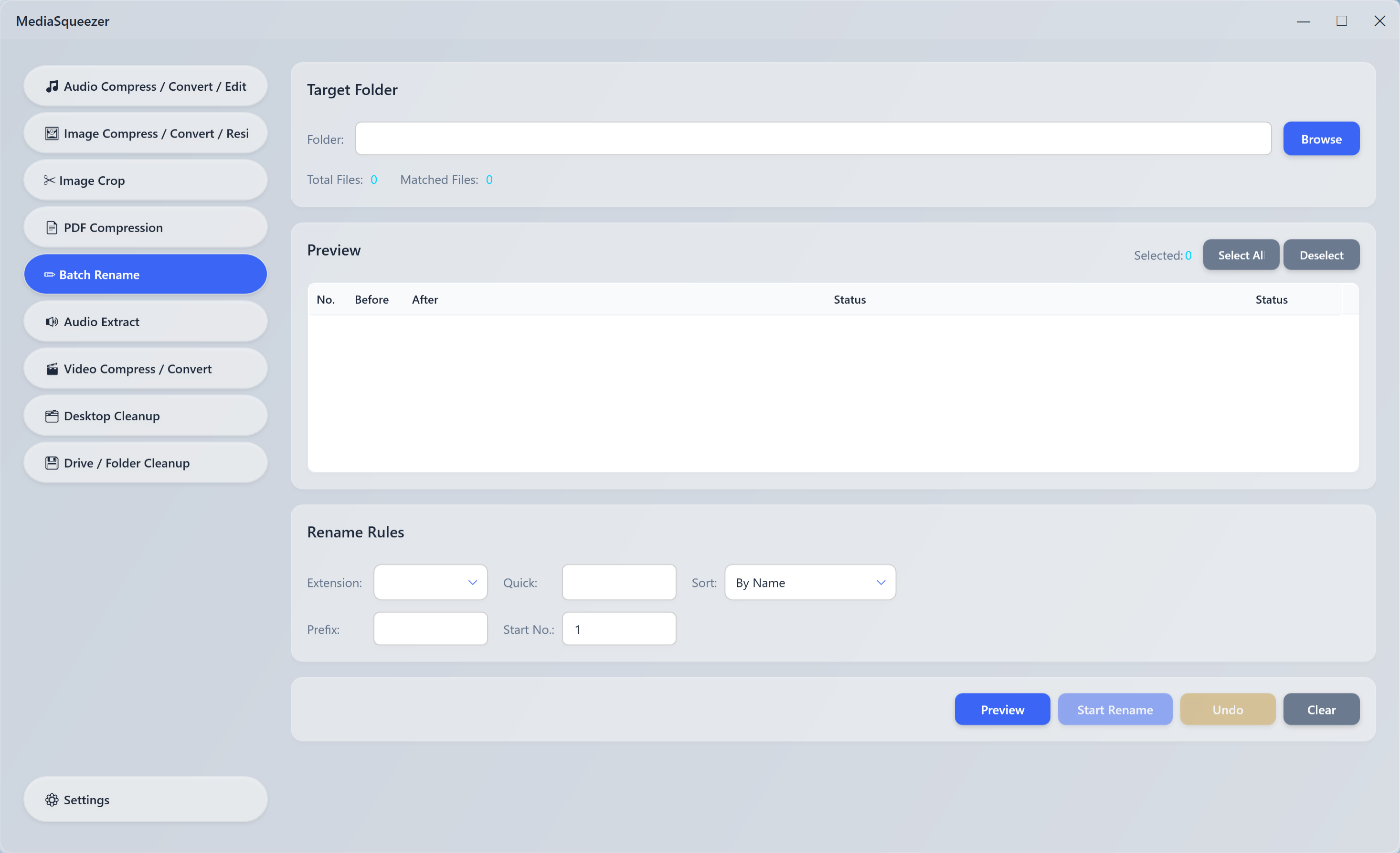 MediaSqueezer - Screenshot 3 showing product features and functionality