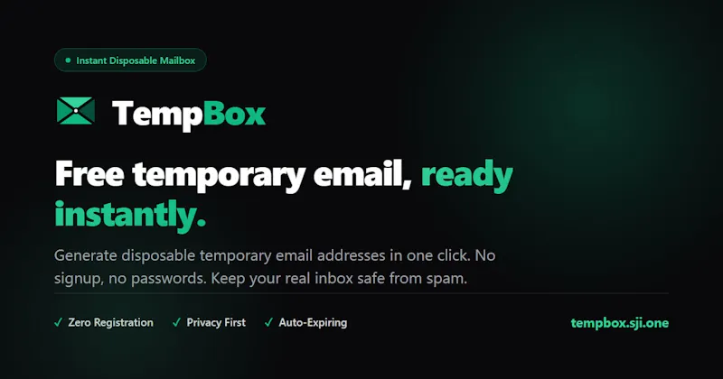 TempBox screenshot 1
