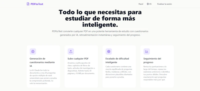 PDFtoTest screenshot 2