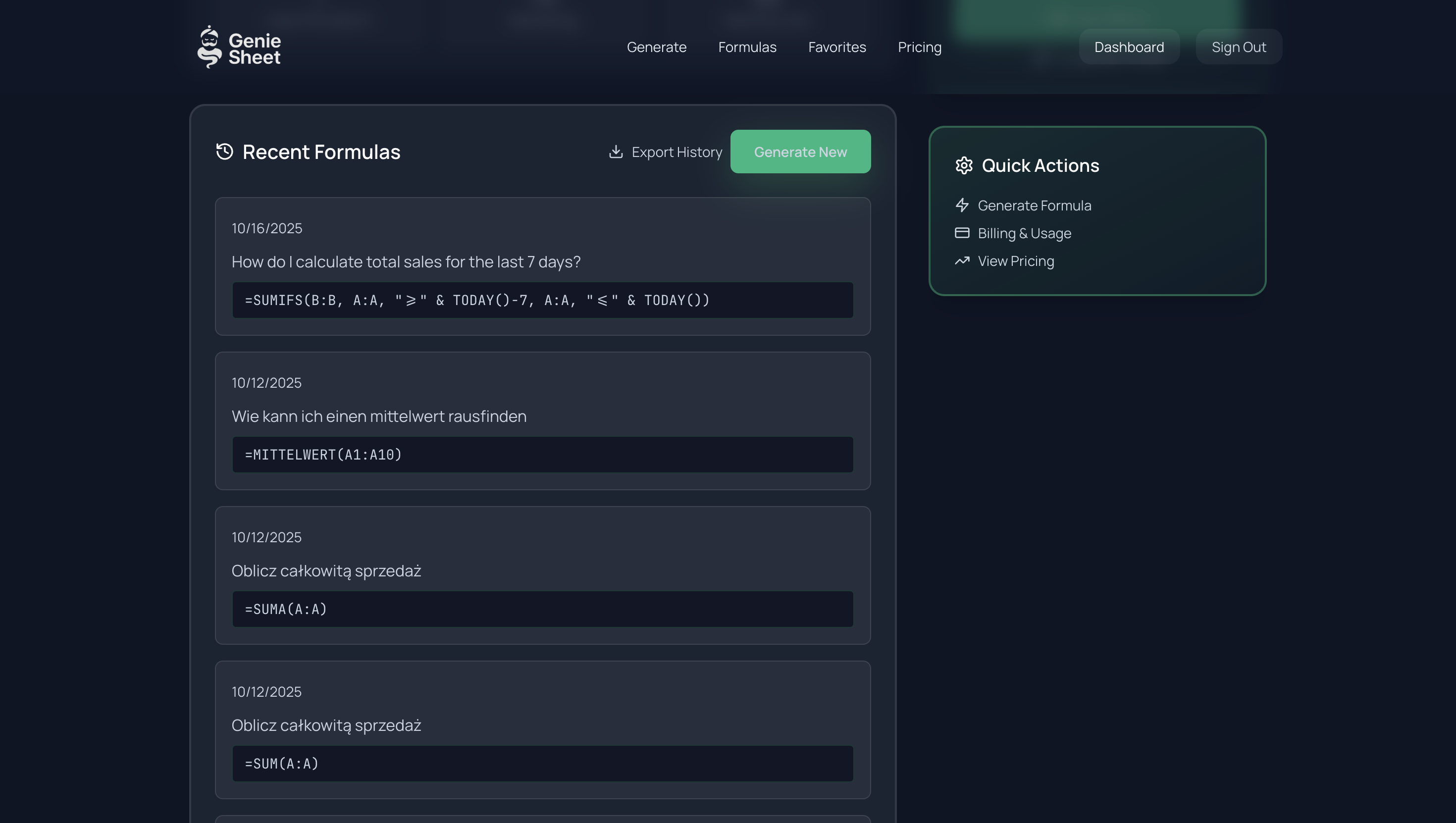 GenieSheet gallery image