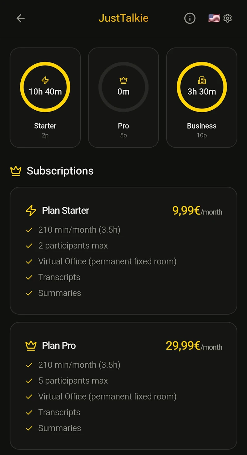 JustTalkie screenshot 2