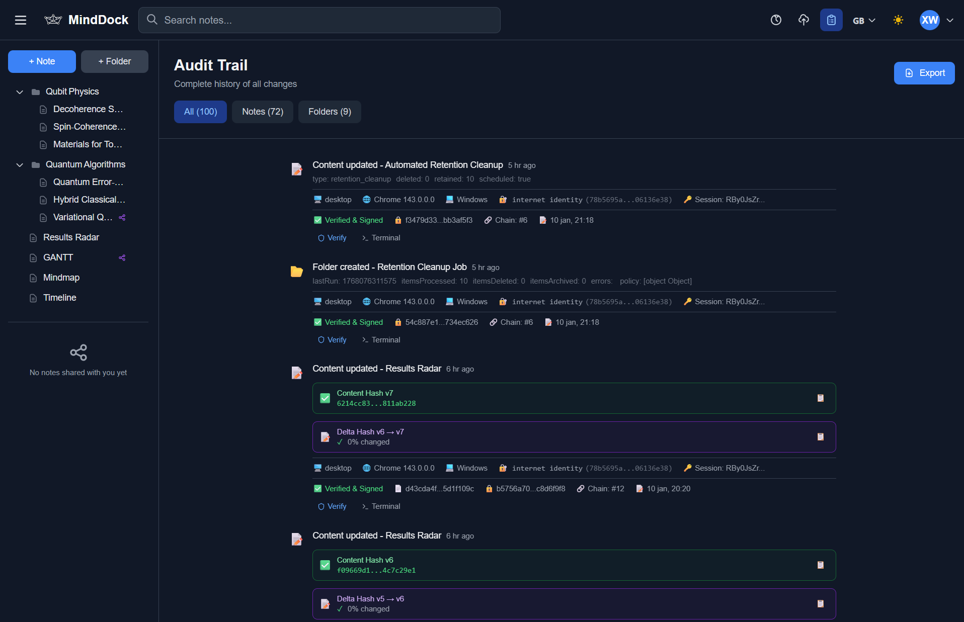 MindDock - Screenshot 2 showing product features and functionality