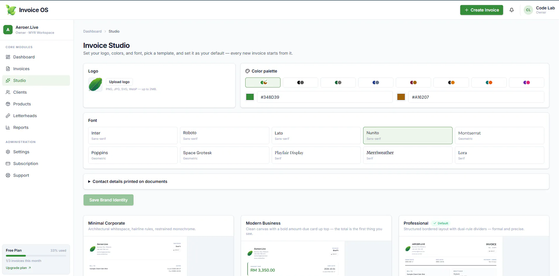 Invoice OS gallery image
