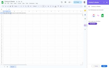 ClickUp to Sheets gallery image