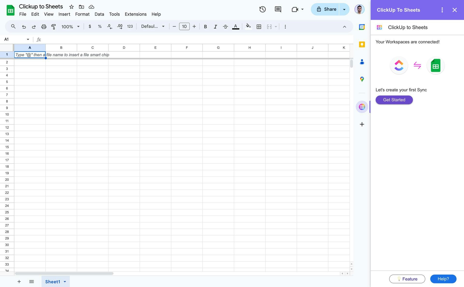 ClickUp to Sheets media 7