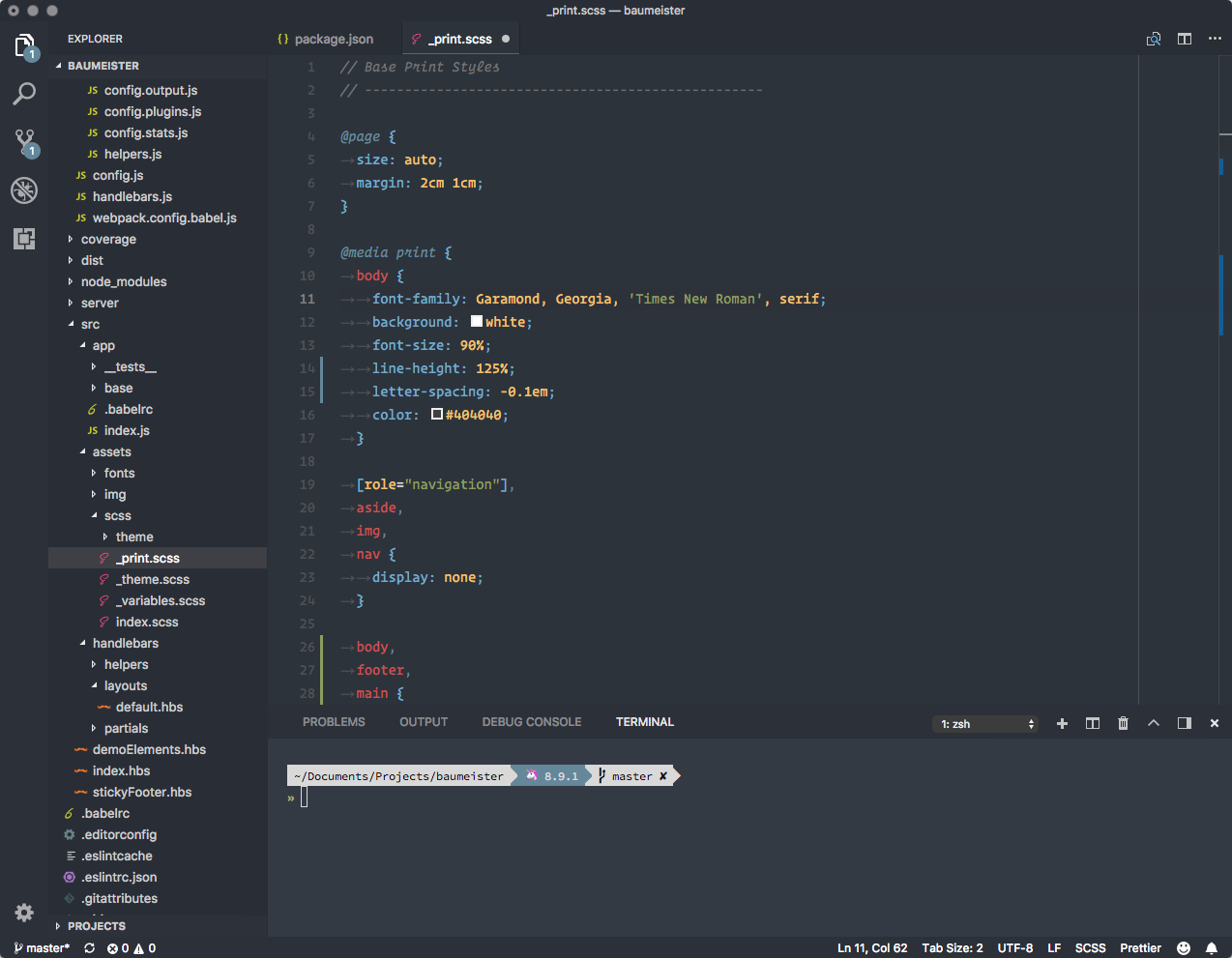 Relaxed Theme for Visual Studio Code gallery image