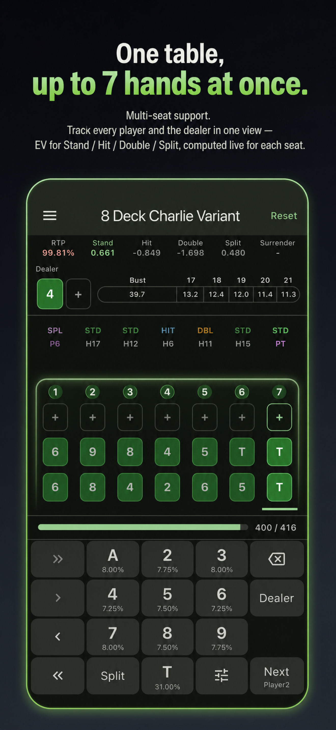 Blackjack Counting Calculator gallery image