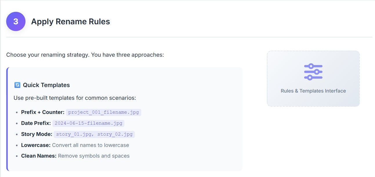 Free Bulk Filename Renamer & Formatter - Screenshot 4 showing product features and functionality