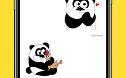 Panda bear stickers media 2