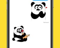 Panda bear stickers media 2
