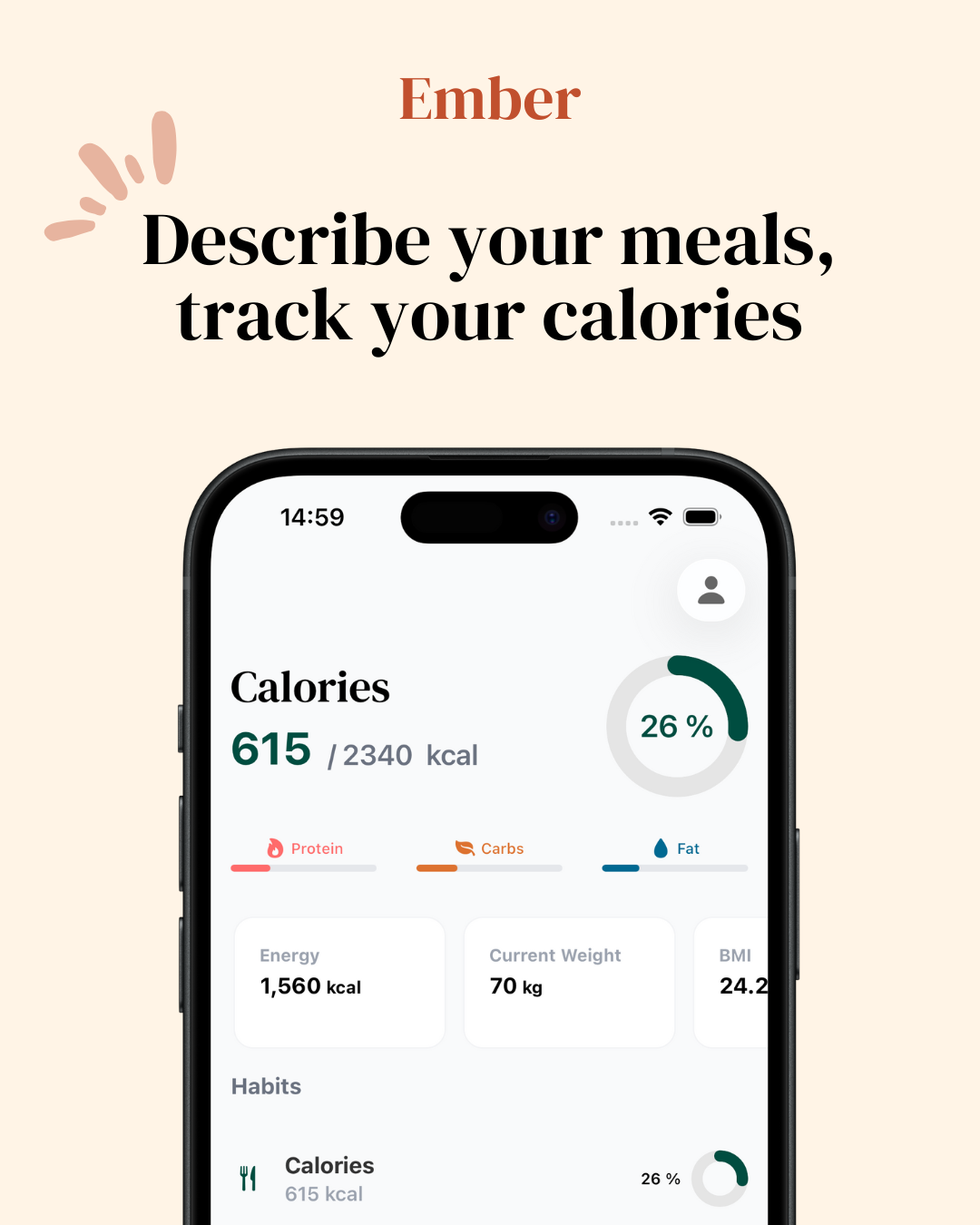 Ember - AI Calorie Counter gallery image