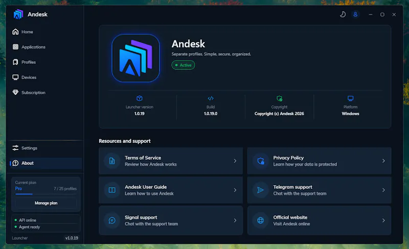 Andesk screenshot 2