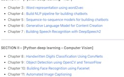 Python Deep Learning Projects | Book media 1
