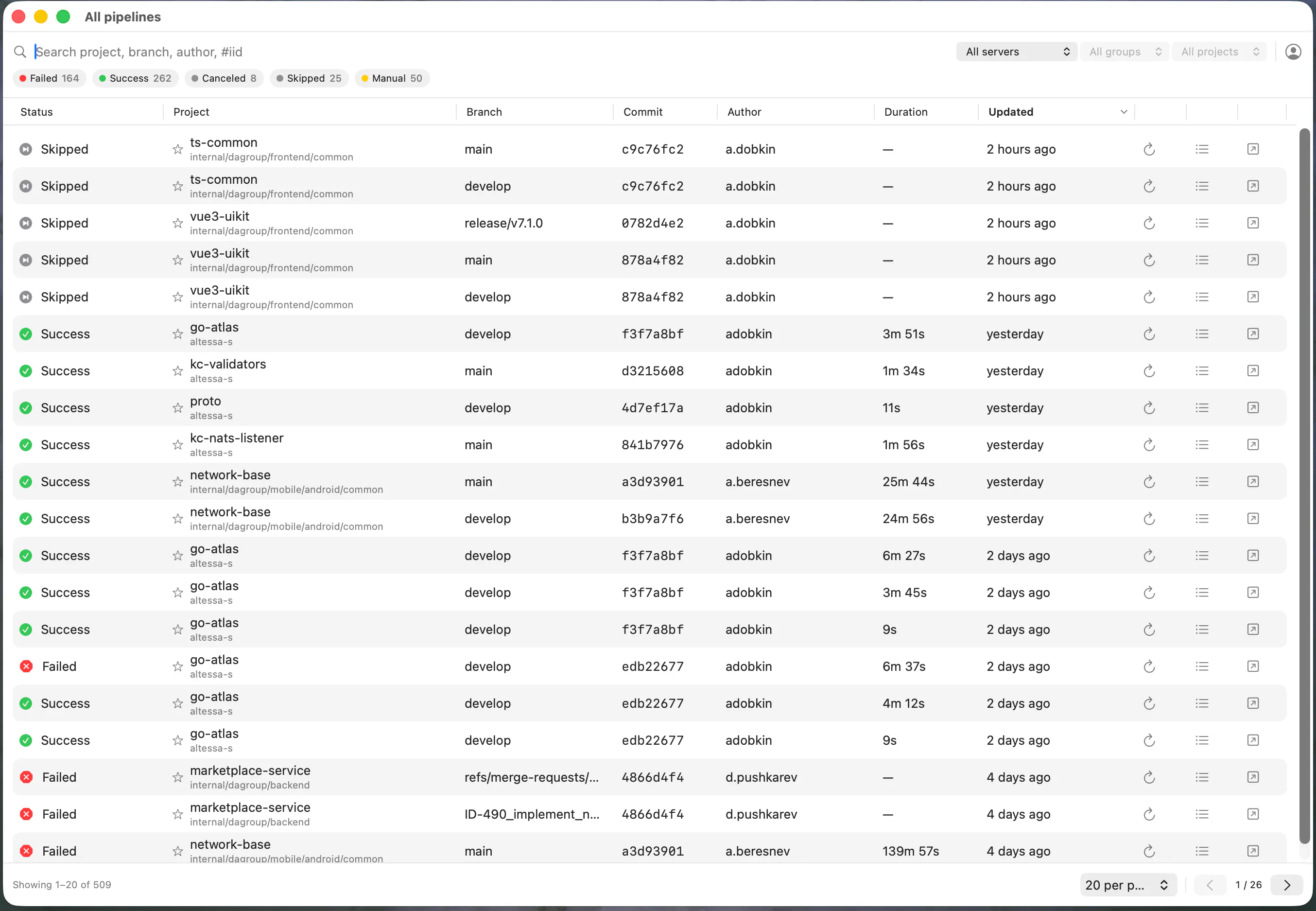 ManifoldCI — Pipelines Monitor for Mac  gallery image
