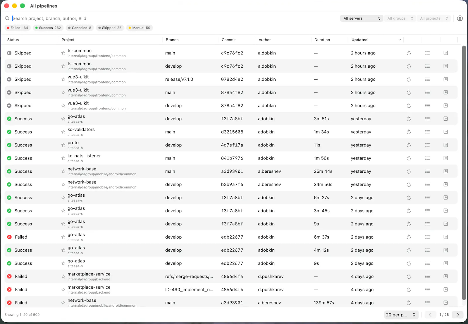 ManifoldCI — Pipelines Monitor for Mac  screenshot 3