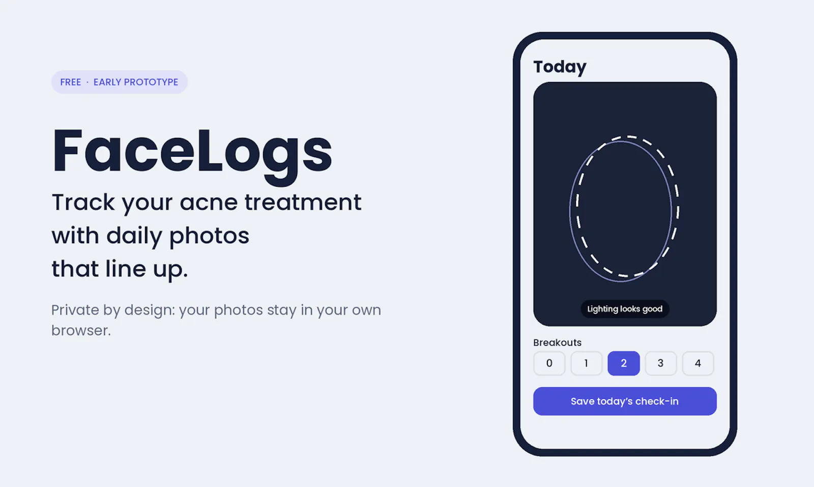 FaceLogs screenshot 1