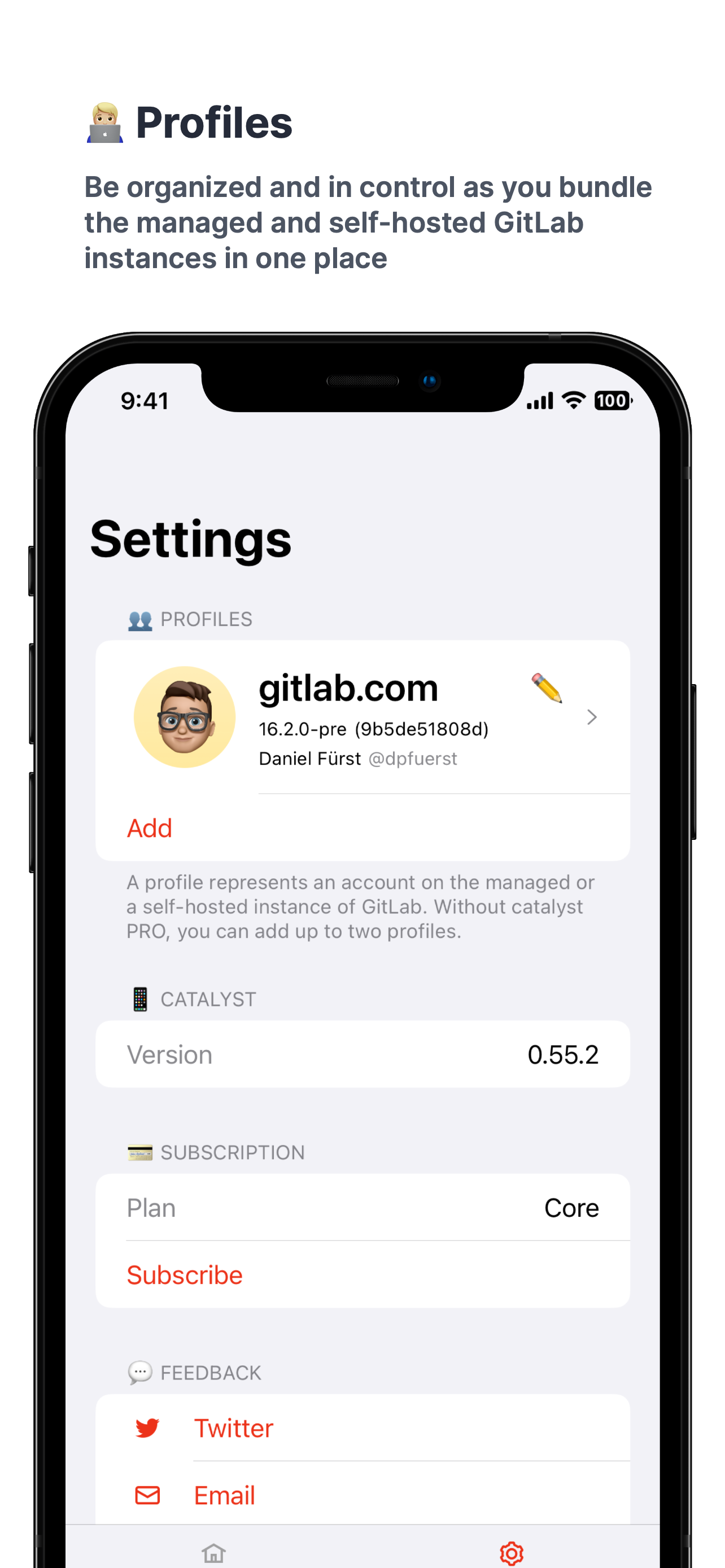 Mídia 6 de Catalisador para Gitlab ™