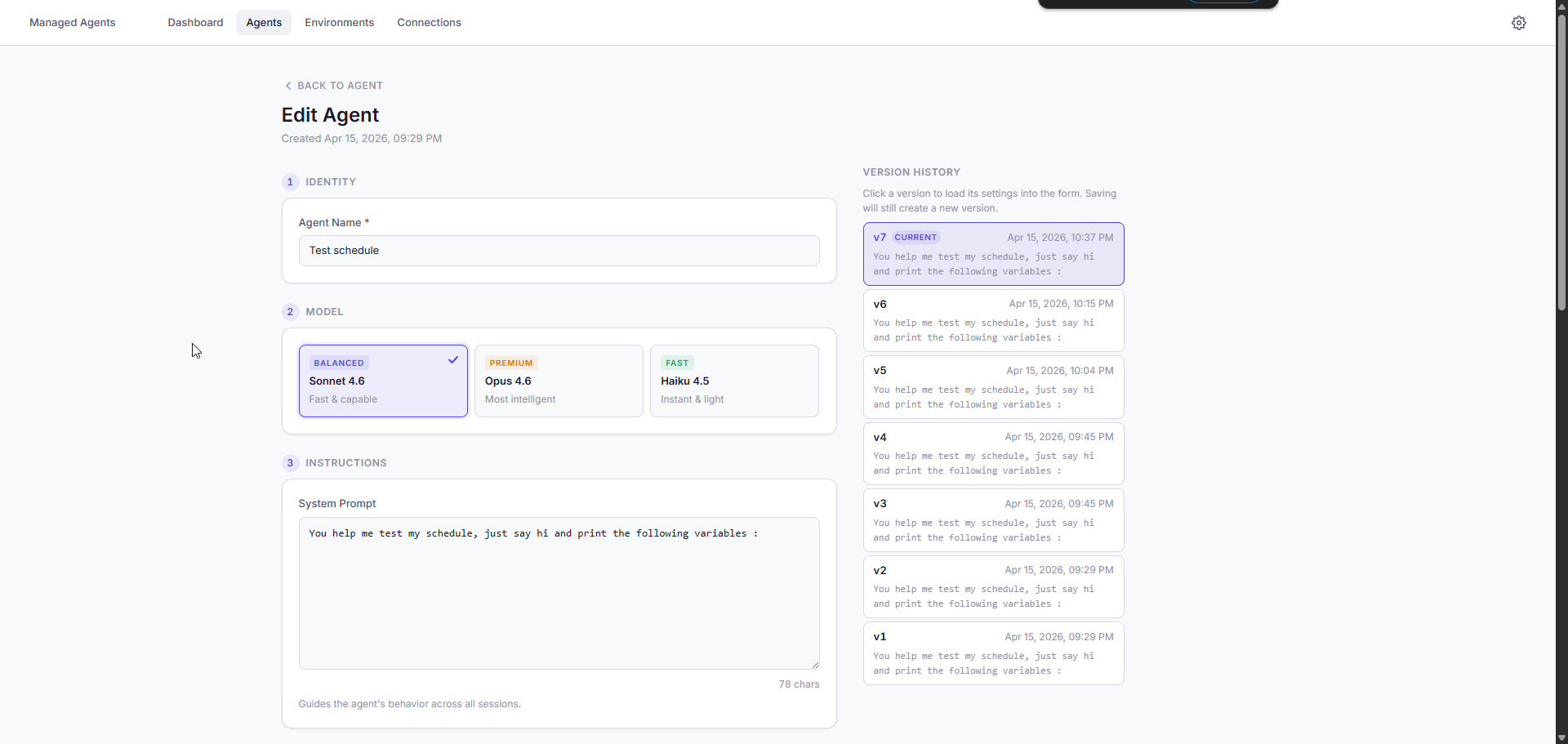 Managed Agent UI gallery image