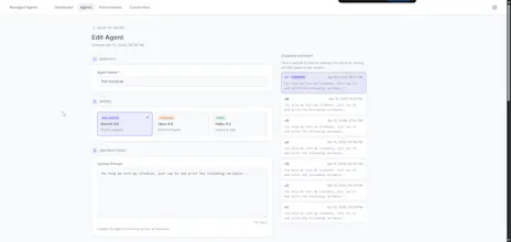 Managed Agent UI gallery image
