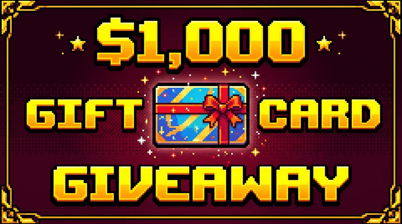 Share and Win: $1,000 Gift Card Giveaway
