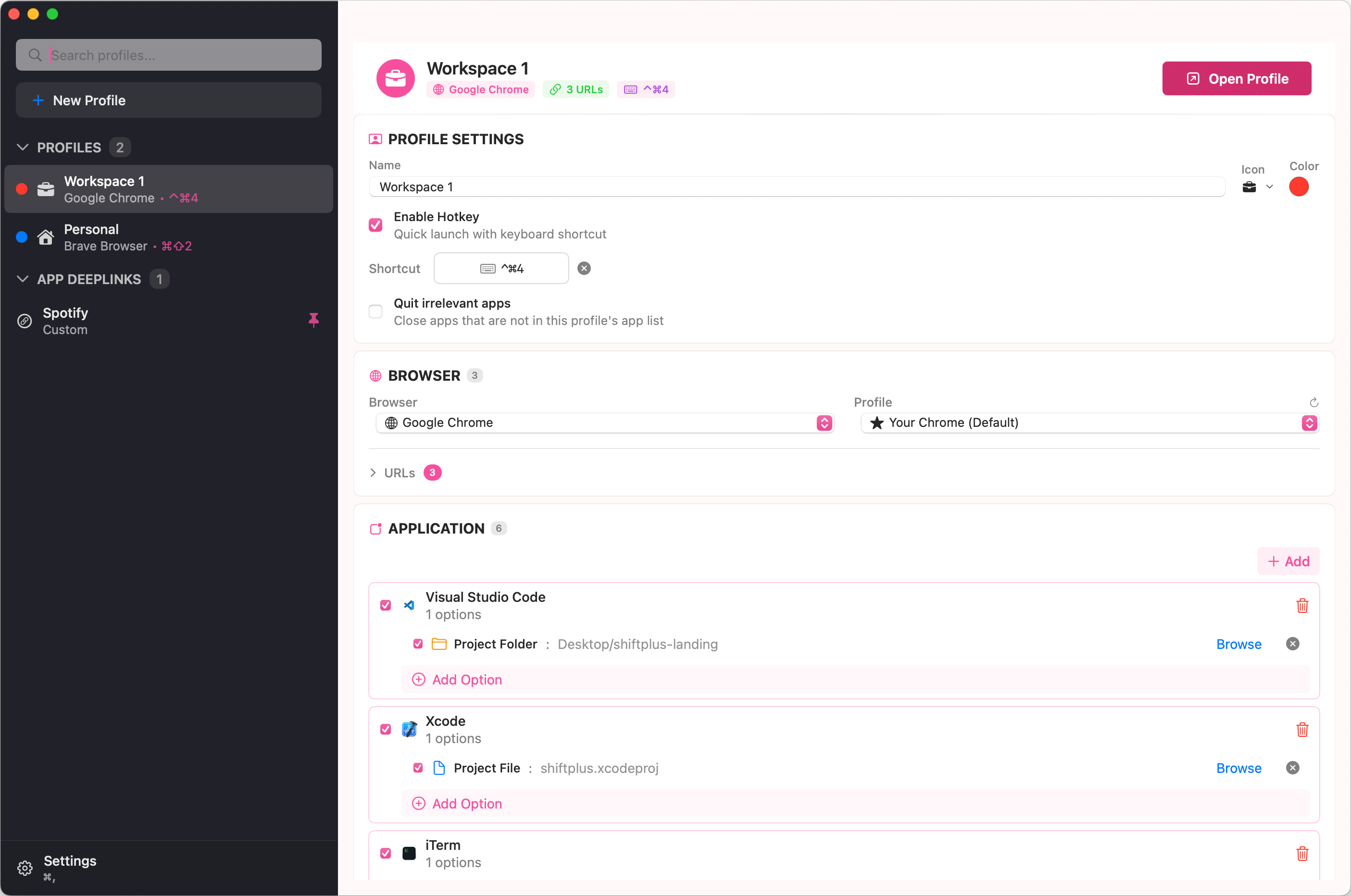 ShiftPlus - 單擊管理您的工作區 media 3